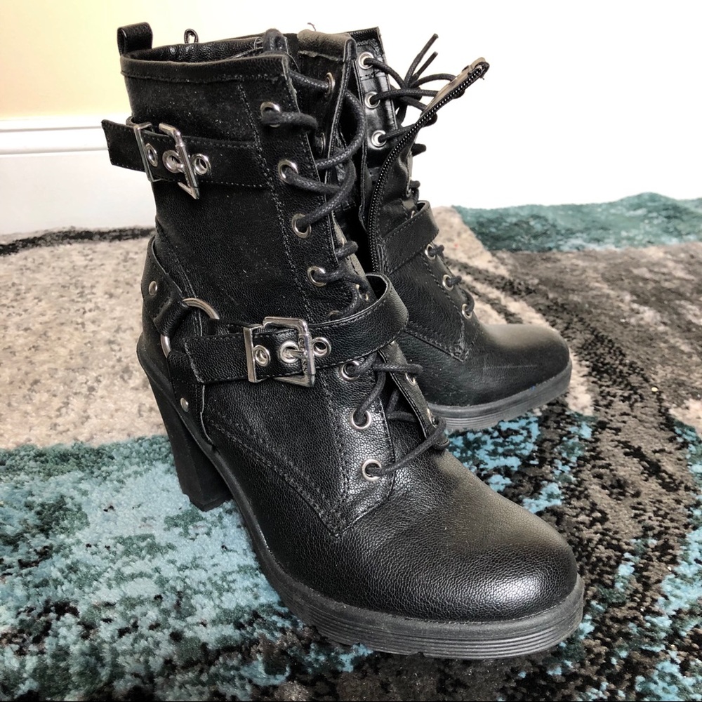 Grunge Black Boots